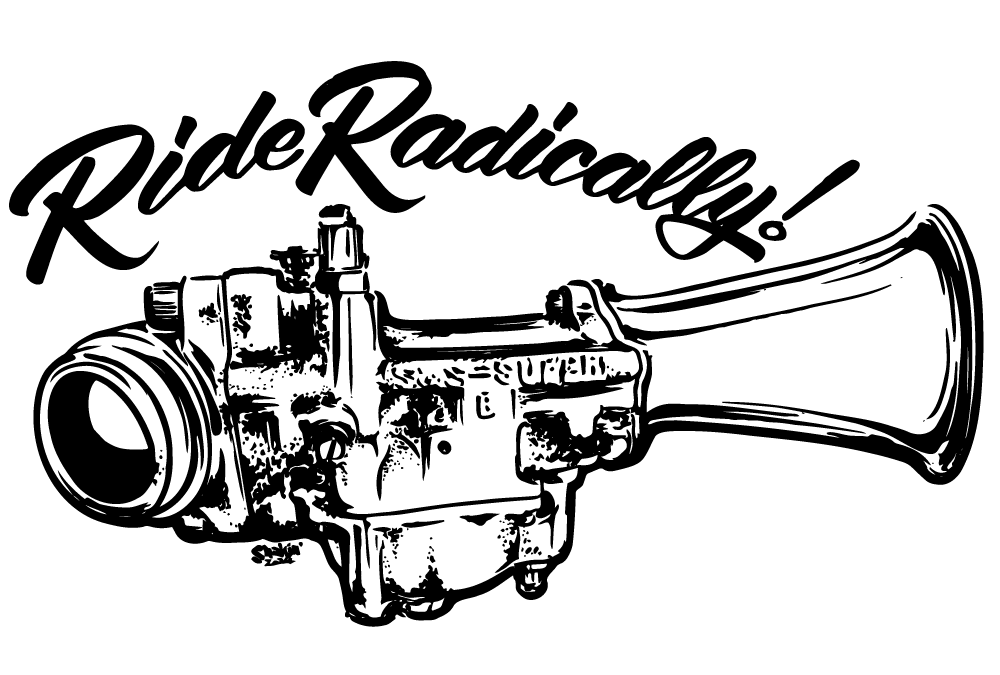 「ショベルヘッドに乗ろう！」 Ride Radicallyステッカー