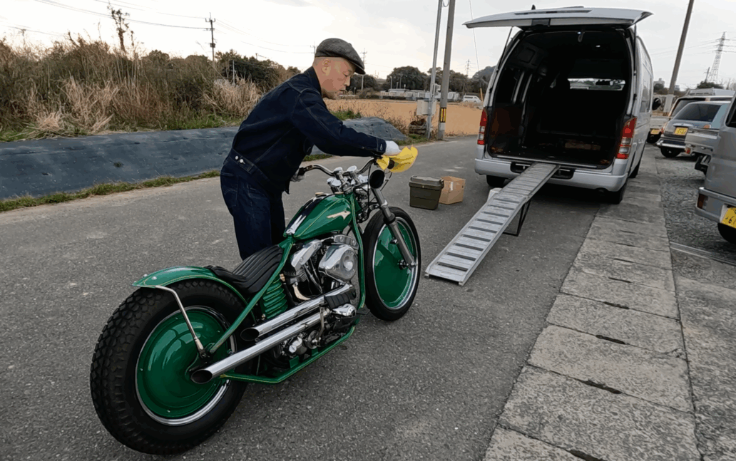 遠方の納車