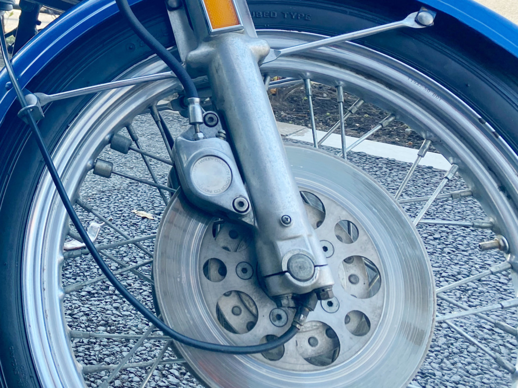 ショベルヘッドフロントブレーキ